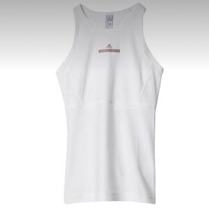 ADIDAS STELLA MCCARTNEY Studio Performance White Tank Top XS